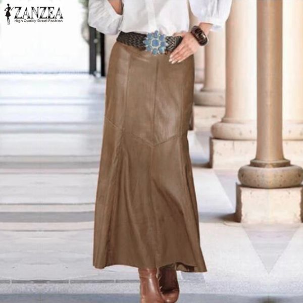 zanzea 2020 casual high waist a-line skirt female solid ol fashion pu leather skirts women's spring vestidos robe plus size, Black
zanzea 2020 casual high waist a-line skirt female solid ol fashion pu leather skirts women's spring vestidos robe plus size, Black