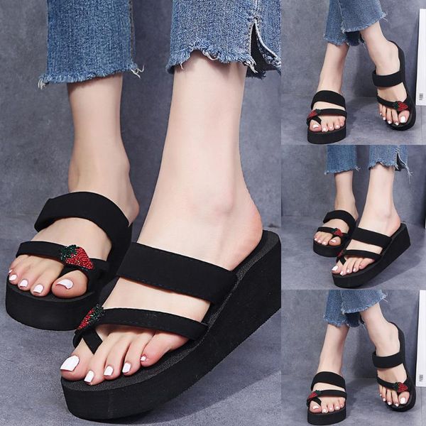 black casual women slippers summer bohemian shoes clip toe flip flops non-slip wedges slippers buty damskie beach shoes 2020 #30
black casual women slippers summer bohemian shoes clip toe flip flops non-slip wedges slippers buty damskie beach shoes 2020 #30