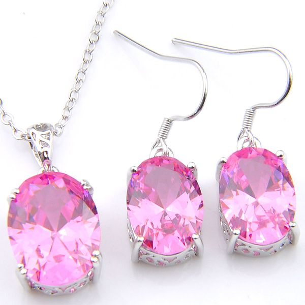 luckyshine 5 sets ellipse pink kunzite earrings and pendant 925 silver necklace women fashion wedding sets in
luckyshine 5 sets ellipse pink kunzite earrings and pendant 925 silver necklace women fashion wedding sets in