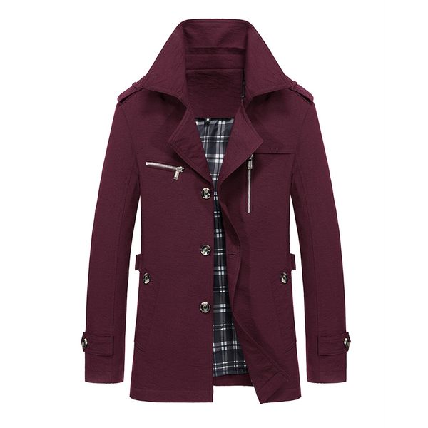 men's jackets men fashion jacket coat spring casual fit wild overcoat solid color trench male, Black;brown
men's jackets men fashion jacket coat spring casual fit wild overcoat solid color trench male, Black;brown