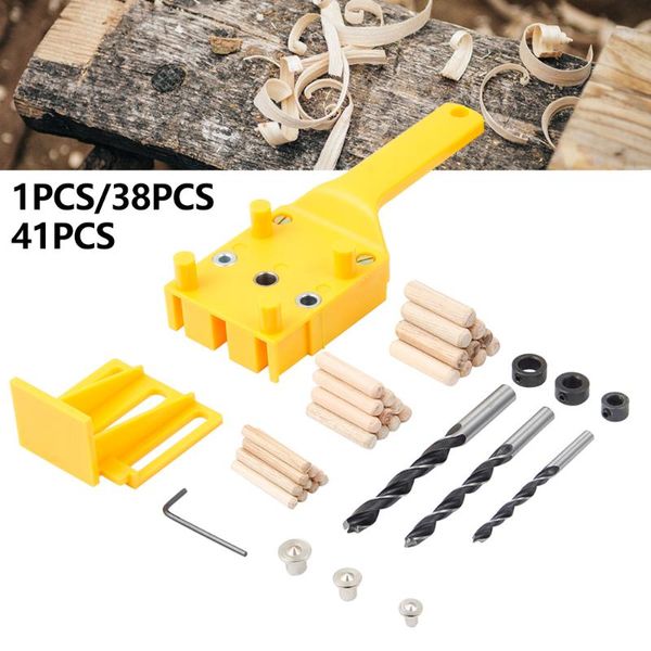 1 set handheld woodworking guide wood dowel drilling hole saw doweling jig drill kits
1 set handheld woodworking guide wood dowel drilling hole saw doweling jig drill kits