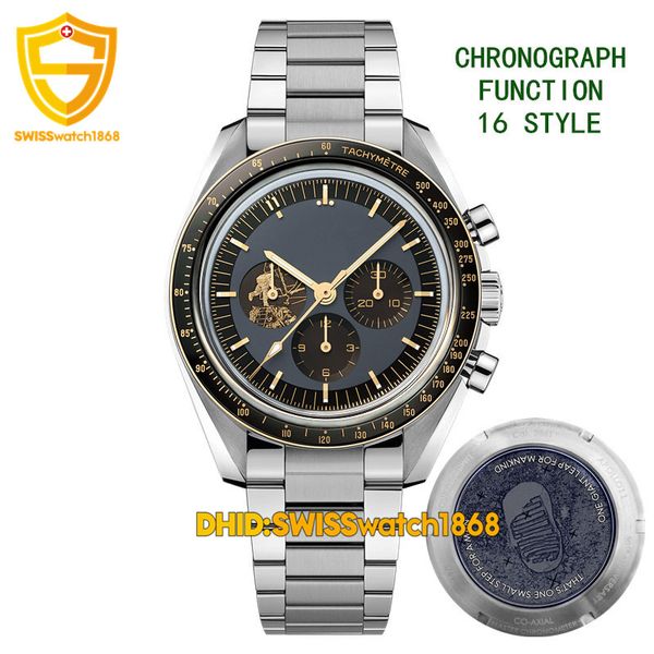 new luxury mens watches apollo 11 50th anniversary limited edition master chronometer chronograph fuction satch quartz sport men watch, Slivery;brown
new luxury mens watches apollo 11 50th anniversary limited edition master chronometer chronograph fuction satch quartz sport men watch, Slivery;brown