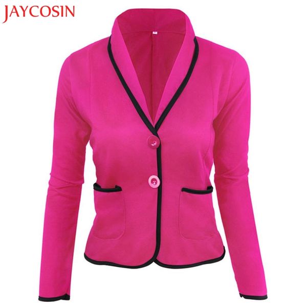 jaycosin women business coat suit long sleeve slim jacket outwear size s-6xl, Black;brown
jaycosin women business coat suit long sleeve slim jacket outwear size s-6xl, Black;brown