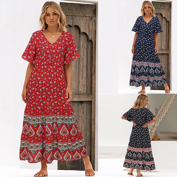 women short sleeve loose maxi dresses casual long dresses, Black;gray
