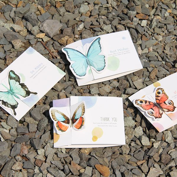 10pcs cute small fresh three-dimensional butterfly exquisite mini teacher's day greeting card birthday thanksgiving creative
10pcs cute small fresh three-dimensional butterfly exquisite mini teacher's day greeting card birthday thanksgiving creative