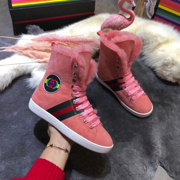 2019 keep warm in winter fa hion fur connection boot ladie luxuryloui vuittongucci flat heel rubber out ole boot, Black
2019 keep warm in winter fa hion fur connection boot ladie luxuryloui vuittongucci flat heel rubber out ole boot, Black