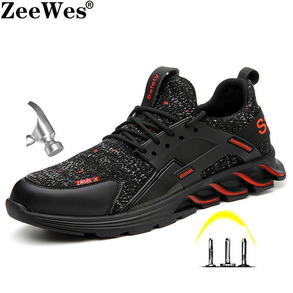 winter men's steel toe anti smashing protective comfortable boots men puncture proof outdoor shoes anti-slip work safety shoes, Black
winter men's steel toe anti smashing protective comfortable boots men puncture proof outdoor shoes anti-slip work safety shoes, Black