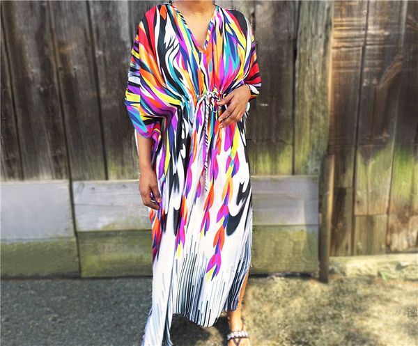 new loose large size was thin rainbow color cotton belt belt beach blouse seaside holiday robe, Blue;gray
new loose large size was thin rainbow color cotton belt belt beach blouse seaside holiday robe, Blue;gray