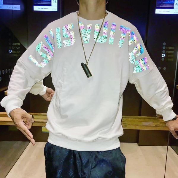 luxurious paris brand design hoodie long sleeve crewneck sweater sweatshirt fashion reflective letter pullover hoodie outdoor v sweatshirt, Gray;blue
luxurious paris brand design hoodie long sleeve crewneck sweater sweatshirt fashion reflective letter pullover hoodie outdoor v sweatshirt, Gray;blue