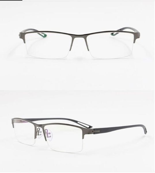 tr90 titanium alloy glasses frame men semi rimless square eye glass prescription eyeglasses myopia optical frames korean eyewear, Silver
tr90 titanium alloy glasses frame men semi rimless square eye glass prescription eyeglasses myopia optical frames korean eyewear, Silver