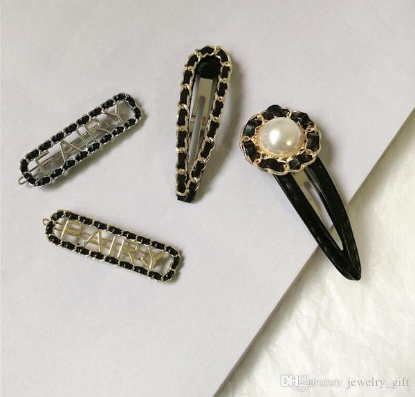 2020 korean new temperament letter woven chain pearl hairpin niche hair accessories net red clip side clip ing, Golden;silver
2020 korean new temperament letter woven chain pearl hairpin niche hair accessories net red clip side clip ing, Golden;silver