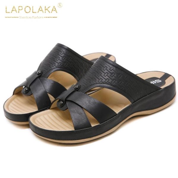 lapolaka новых пляжного отдыха открытой мягкая подошва женщины обувь отдых слайды летний сандал тапочки женщина, Black
lapolaka новых пляжного отдыха открытой мягкая подошва женщины обувь отдых слайды летний сандал тапочки женщина, Black