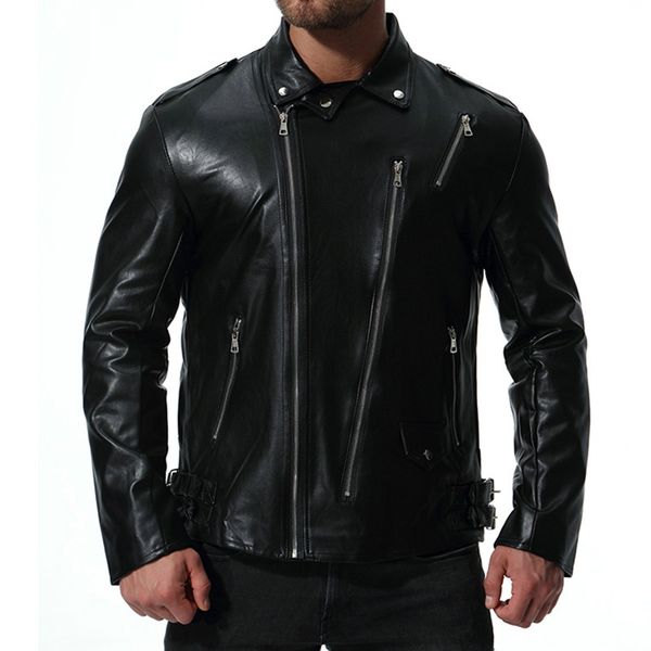 мужские кожаные куртки 2019 новая осень зима несколько молния pu искусственной кожи пальто мотоциклетная куртка мужчины байкер верхняя одежд, Black
мужские кожаные куртки 2019 новая осень зима несколько молния pu искусственной кожи пальто мотоциклетная куртка мужчины байкер верхняя одежд, Black