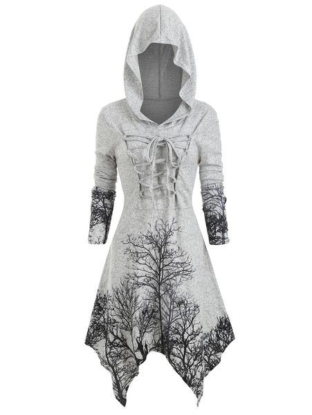 large size 5xl gothic print knitting hoodie women long tunic autumn winter female halloween casual lace up hooded sweatshirt, Black
large size 5xl gothic print knitting hoodie women long tunic autumn winter female halloween casual lace up hooded sweatshirt, Black