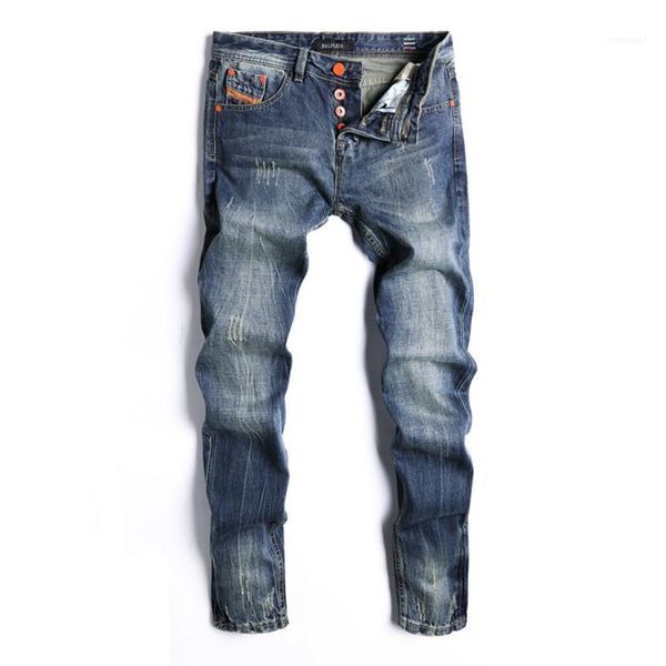 teenager casual luxury jeans dark blue distrressed regular mens jeans fashion button fly straight designer pants
teenager casual luxury jeans dark blue distrressed regular mens jeans fashion button fly straight designer pants