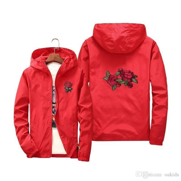 2019 men's designer hoodies rose jacket windbreaker men and women's jacket new fashion white and black roses outwear coat, Black;brown
2019 men's designer hoodies rose jacket windbreaker men and women's jacket new fashion white and black roses outwear coat, Black;brown