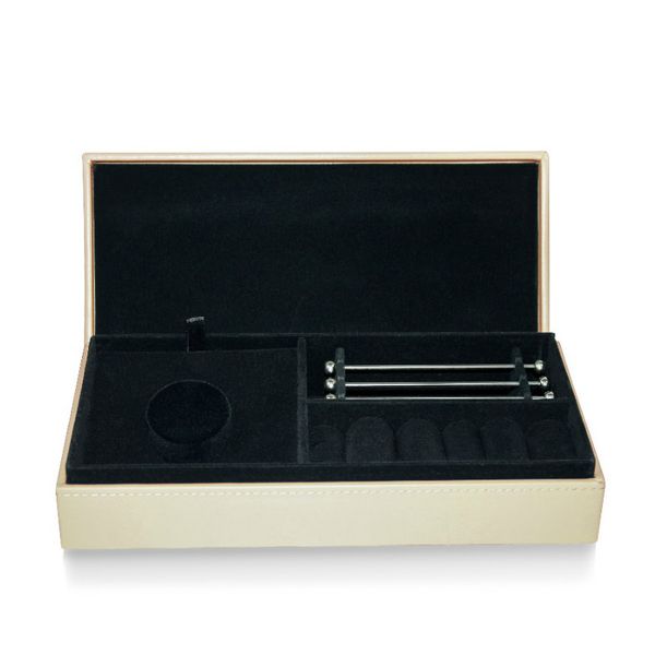 new original charm simple high-end jewelry gift box women's jewelry protection box bracelet necklace ring earring storage box, Black
new original charm simple high-end jewelry gift box women's jewelry protection box bracelet necklace ring earring storage box, Black