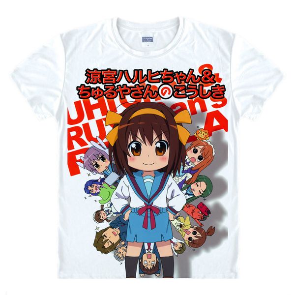 anime shirt the melancholy of haruhi suzumiya t-shirts multi-style short suzumiya haruhi cosplay motivs shirts tee-style141-no15, White;black
anime shirt the melancholy of haruhi suzumiya t-shirts multi-style short suzumiya haruhi cosplay motivs shirts tee-style141-no15, White;black