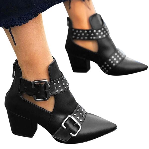 vintage hollow out martins boots for woman fashion rivet buckle strap ankle boots platform square heel red leather women, Black
vintage hollow out martins boots for woman fashion rivet buckle strap ankle boots platform square heel red leather women, Black