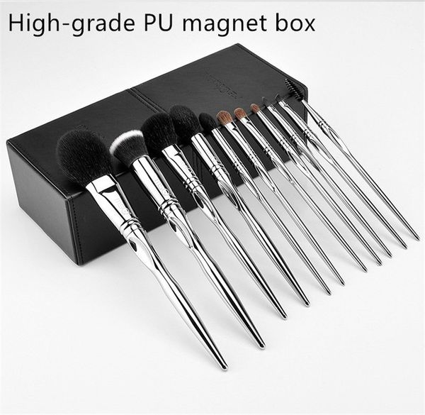 msq aluminum handle 11pcs powder makeup brushes set classic eyeshadow lip foundation make up brush goat horse hair with bag
msq aluminum handle 11pcs powder makeup brushes set classic eyeshadow lip foundation make up brush goat horse hair with bag