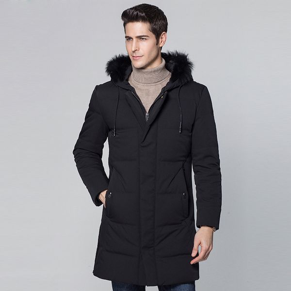brand clothes 2020 winter new men's down jacket business casual fur collar white duck down warm hooded coat male clothes, Black
brand clothes 2020 winter new men's down jacket business casual fur collar white duck down warm hooded coat male clothes, Black