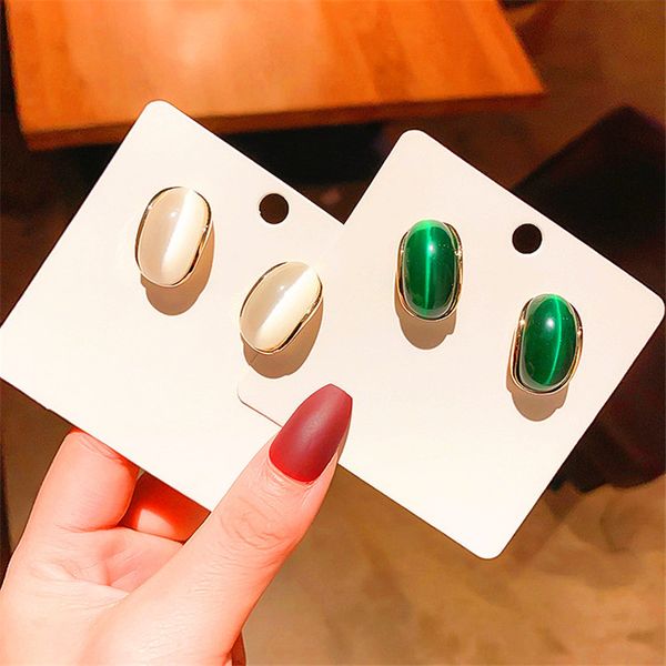 imitation opal ear studs green white color stud earrings new fashion geometry shiny earrings jewelry for women cute ear jewelry, Golden;silver
imitation opal ear studs green white color stud earrings new fashion geometry shiny earrings jewelry for women cute ear jewelry, Golden;silver