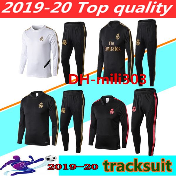 2019 real madrid soccer tracksuit del chandal 19 20 hazard jogging kits 2020 sergio ramos modric football training suit sportswear set, Black
2019 real madrid soccer tracksuit del chandal 19 20 hazard jogging kits 2020 sergio ramos modric football training suit sportswear set, Black