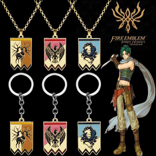 cosplay necklace game fire emblem three houses badge pendant necklace lion deer hawk shape on tag jewelry cute gifts for friends, Silver
cosplay necklace game fire emblem three houses badge pendant necklace lion deer hawk shape on tag jewelry cute gifts for friends, Silver