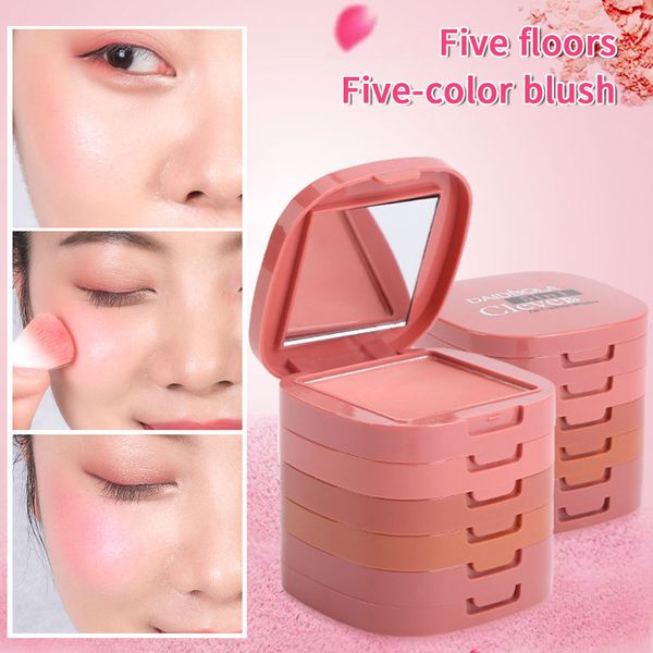 5 colors blusher palette make up face baked cheek blusher texture professional bronzer contouring powder beauty brush
5 colors blusher palette make up face baked cheek blusher texture professional bronzer contouring powder beauty brush