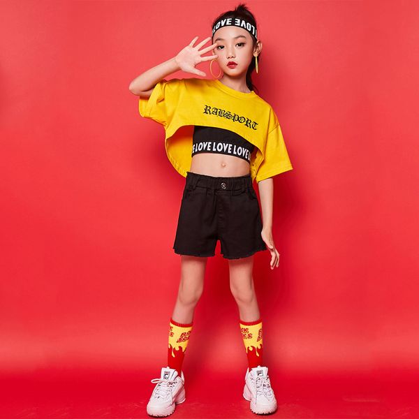 2019 modern children's jazz dance costume one pieces vest pants tide girls street dance suit hip hop costumes dqs1539, Black;red
2019 modern children's jazz dance costume one pieces vest pants tide girls street dance suit hip hop costumes dqs1539, Black;red
