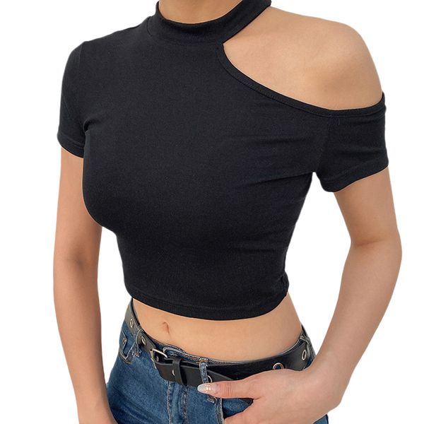 женский холодной плеча черного top casual slim fit короткие рукава жилет лето t рубашки tee tops solid color / by, White
женский холодной плеча черного top casual slim fit короткие рукава жилет лето t рубашки tee tops solid color / by, White