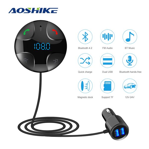aoshike 2019 car mp3 player cigarette bluetooth v4.2 receiver fm transmitter dual usb charger u disk / tf card lossless music
aoshike 2019 car mp3 player cigarette bluetooth v4.2 receiver fm transmitter dual usb charger u disk / tf card lossless music