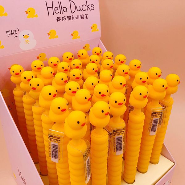 36pcs / lot 0.5mm hello duck mechanical pencils cute cartoon yellow duck kids mechanical pencil for school, Blue;orange
36pcs / lot 0.5mm hello duck mechanical pencils cute cartoon yellow duck kids mechanical pencil for school, Blue;orange