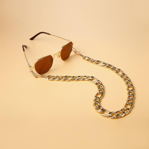 men women punk metal chain geometric glasses accessories for sunglasses eye glasses chains holder lanyard, Silver
men women punk metal chain geometric glasses accessories for sunglasses eye glasses chains holder lanyard, Silver