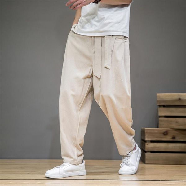 men's pants 2021 summer cotton linen men sashes long casual high waist autumn chinese style male trousers sweatpants plus size m-7xl, Black
men's pants 2021 summer cotton linen men sashes long casual high waist autumn chinese style male trousers sweatpants plus size m-7xl, Black