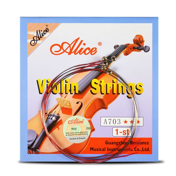 1 pc violin strings e a d g for 1/8 1/4 1/2 3/4 4/4 common size - alice a703 violin parts accessories
1 pc violin strings e a d g for 1/8 1/4 1/2 3/4 4/4 common size - alice a703 violin parts accessories