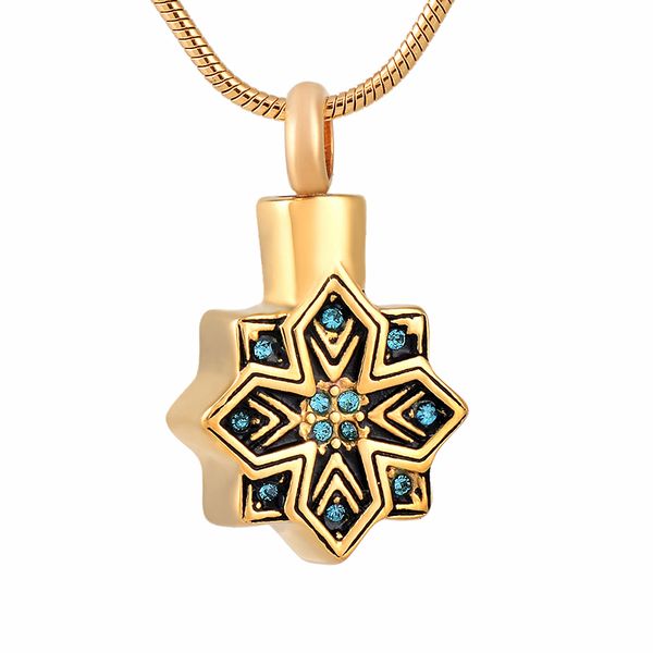 new z794 gold color/crystal snowflake shape stainless steel keepsake cremation urns jewelry pendant hold ashes necklace, Silver
new z794 gold color/crystal snowflake shape stainless steel keepsake cremation urns jewelry pendant hold ashes necklace, Silver