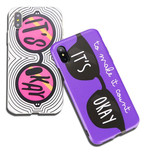 fashion cool phone case for iphonexsmax iphonexr xs 7/8plus 7/8 6/6sp 6/6s s with letters it's okey printing graffiti style case 2 colo
fashion cool phone case for iphonexsmax iphonexr xs 7/8plus 7/8 6/6sp 6/6s s with letters it's okey printing graffiti style case 2 colo