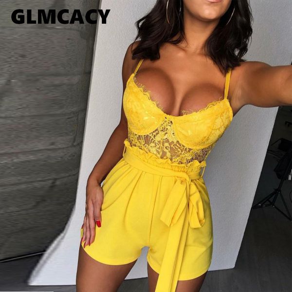 women 2019 summer elegant beach party rompers spaghetti strap eyelash lace insert frill hem casual playsuits streetwear, Black;white
women 2019 summer elegant beach party rompers spaghetti strap eyelash lace insert frill hem casual playsuits streetwear, Black;white