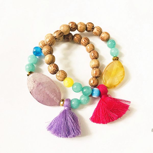bangle women ethnic style fashion bracelet hand-woven blue eyes wooden bead tassel pendant arm accessories southeast tribal, Black
bangle women ethnic style fashion bracelet hand-woven blue eyes wooden bead tassel pendant arm accessories southeast tribal, Black