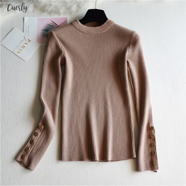 casual autumn winter women thick sweater pullovers long sleeve button o neck chic sweater female slim knit pullover soft jumper, White;black
casual autumn winter women thick sweater pullovers long sleeve button o neck chic sweater female slim knit pullover soft jumper, White;black