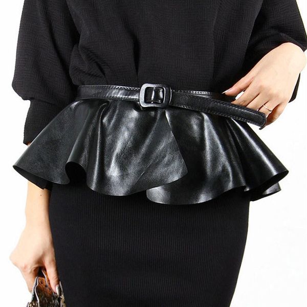 women skirt belt female ruffle harness dresses fashion wide gothic luxury waist designer ladies black corset belts leather 498, Black;brown
women skirt belt female ruffle harness dresses fashion wide gothic luxury waist designer ladies black corset belts leather 498, Black;brown