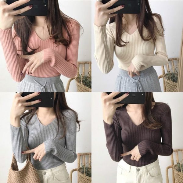korean fashion long sleeve v-neck pullover sweater woman oversized harajuku sweaters and pullovers plus size, White;black
korean fashion long sleeve v-neck pullover sweater woman oversized harajuku sweaters and pullovers plus size, White;black