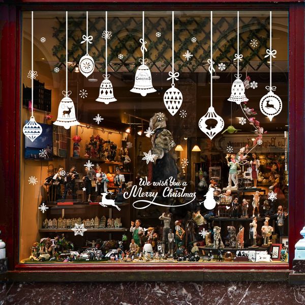 christmas bell snowflake wall sticker christmas glass window sticker waterproof removable pvc decorative stickers for wholesale ship
christmas bell snowflake wall sticker christmas glass window sticker waterproof removable pvc decorative stickers for wholesale ship