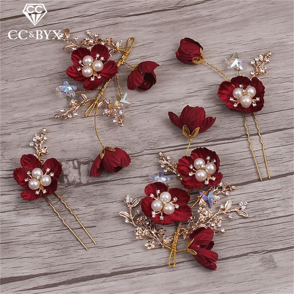 cc wedding jewelry hair stick combs hairgrips pearl 4pcs sets for women engagement bridal accessories flower leaf exquisite 7150, Golden;white
cc wedding jewelry hair stick combs hairgrips pearl 4pcs sets for women engagement bridal accessories flower leaf exquisite 7150, Golden;white