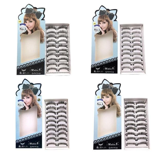 10 pair natural false eyelashes thick long handmade eyelash party beauty makeup tools
10 pair natural false eyelashes thick long handmade eyelash party beauty makeup tools