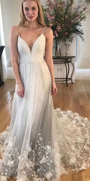 beautiful floral boho wedding dress backless beach wedding dresses spaghetti straps a line bohemian bridal dresses casamento 2019 cheap, White
beautiful floral boho wedding dress backless beach wedding dresses spaghetti straps a line bohemian bridal dresses casamento 2019 cheap, White