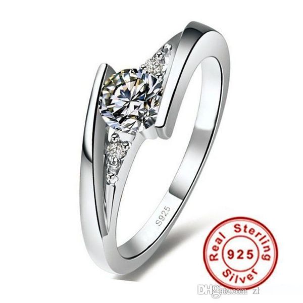 zhf jewelry solid 925 sterling silver ring jewelry 0.5 ct cubic zircon cz wedding rings for women, Golden;silver
zhf jewelry solid 925 sterling silver ring jewelry 0.5 ct cubic zircon cz wedding rings for women, Golden;silver