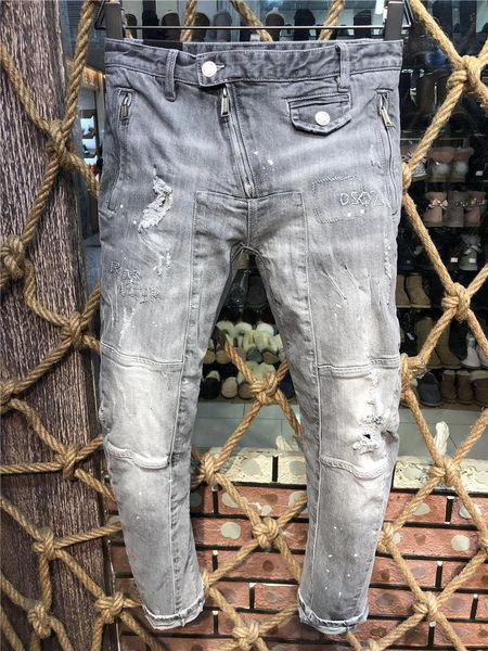 2019 new top quality luxury brand конструктор мужчины d2 денима джинсы мода дырки брюки брюки байкер джинсы rock revival джинсы a219, Blue
2019 new top quality luxury brand конструктор мужчины d2 денима джинсы мода дырки брюки брюки байкер джинсы rock revival джинсы a219, Blue