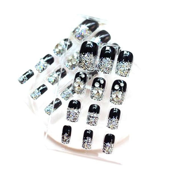 40# professional 24pcs flower rhinestone inlaid fake art nails faux fingernails bridal manicure tool nail decor good toughness, Red;gold
40# professional 24pcs flower rhinestone inlaid fake art nails faux fingernails bridal manicure tool nail decor good toughness, Red;gold
